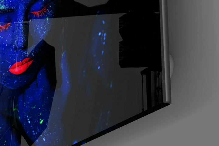 Kadın Portre Cam Tablo No:2097