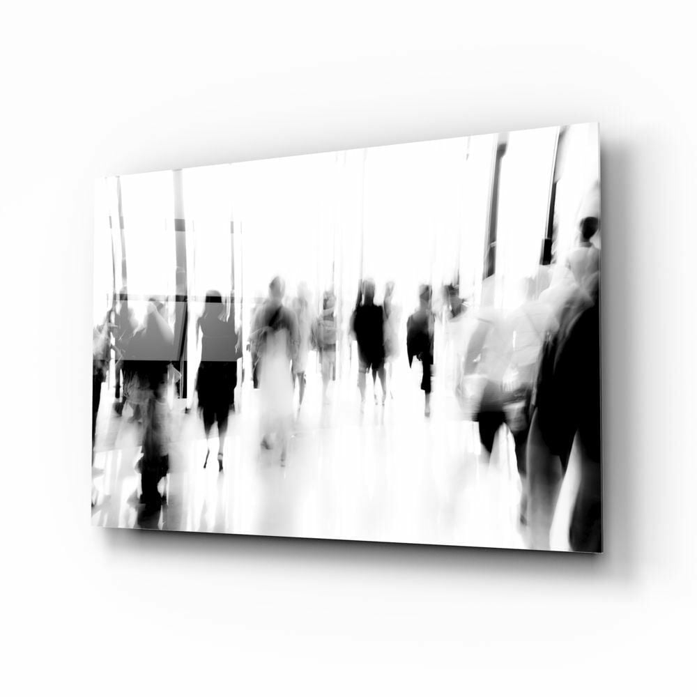 Kalabalıklar İçinde Cam Tablo