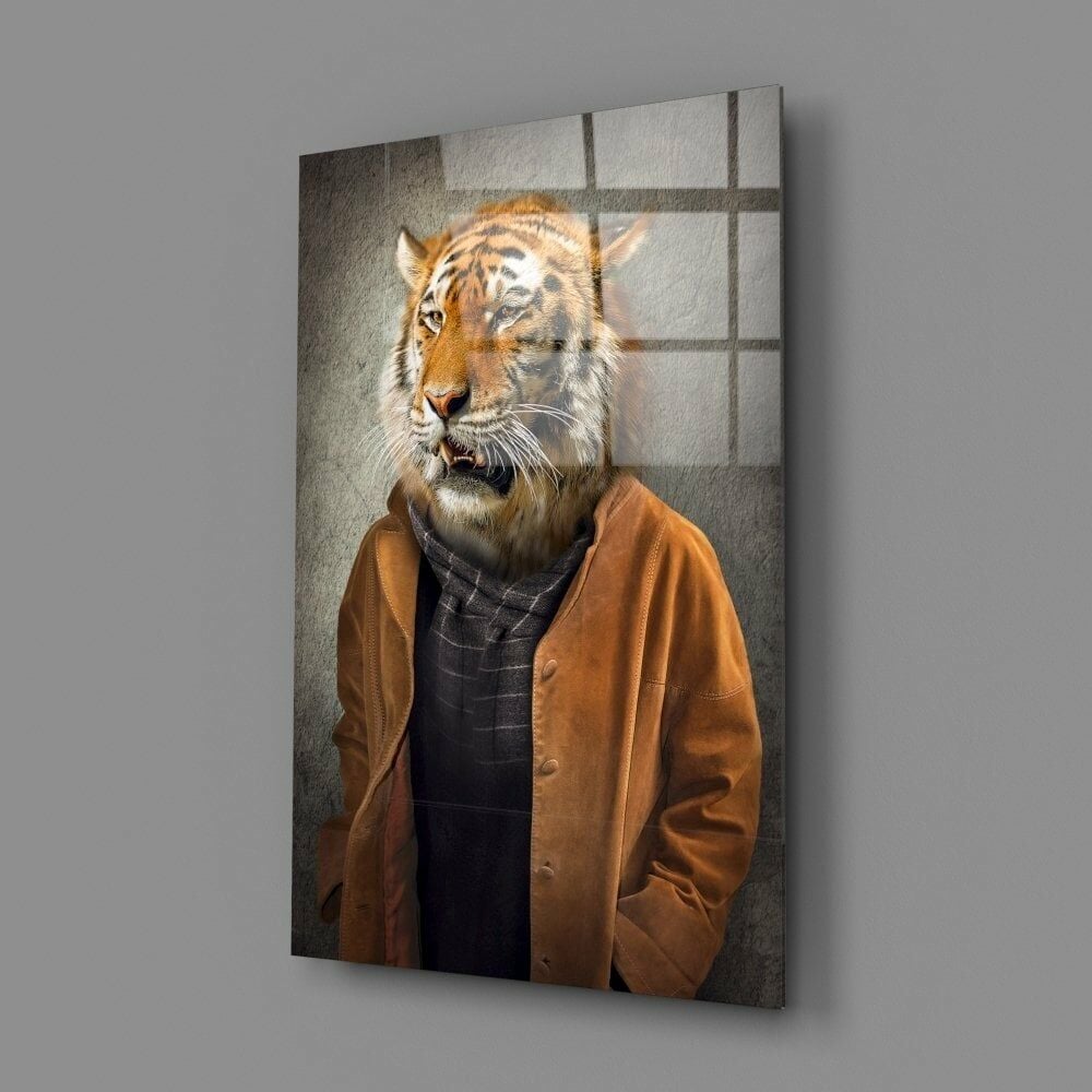 Kaplan Kafa Cam Tablo