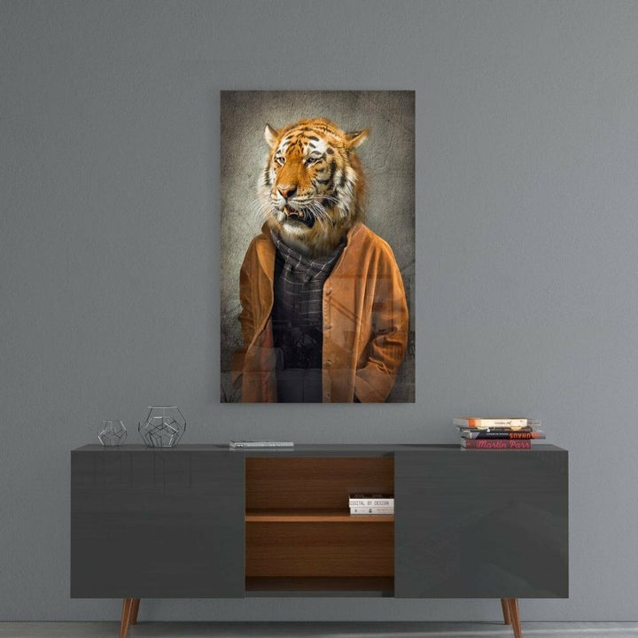 Kaplan Kafa Cam Tablo