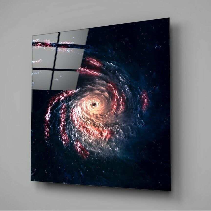 Kara Delik Uzay Cam Tablo