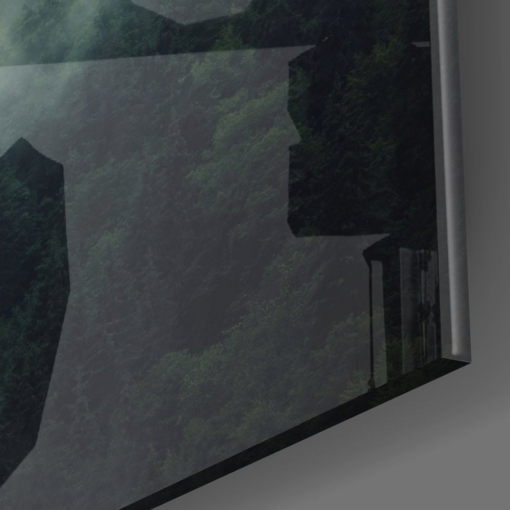 Karanlığın Manzarası Cam Tablo