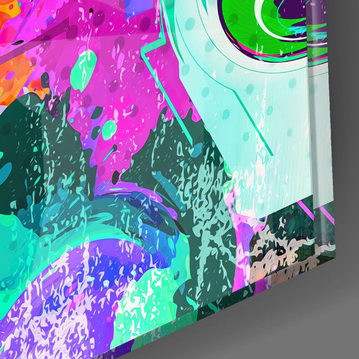 Kartal Bakış Cam Tablo