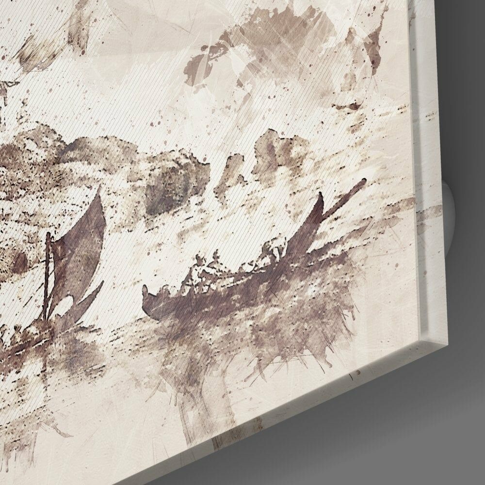 Kavak Sarayı İlüstrasyon Cam Tablo