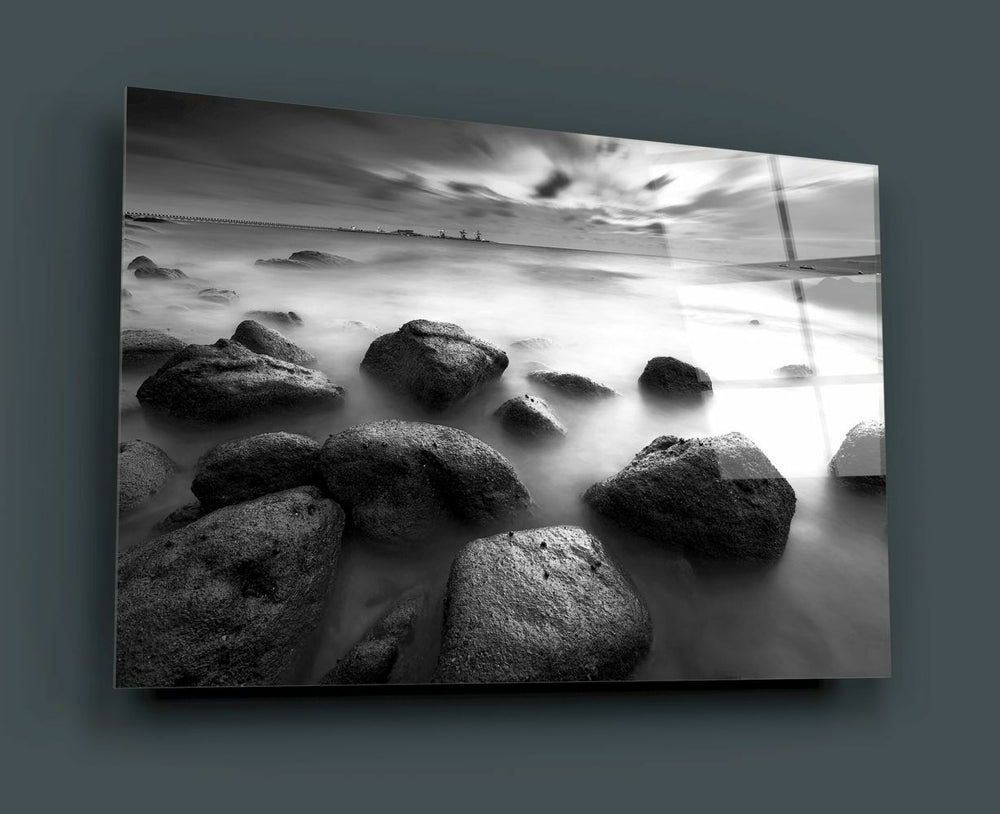 Kayalıklar Cam Tablo