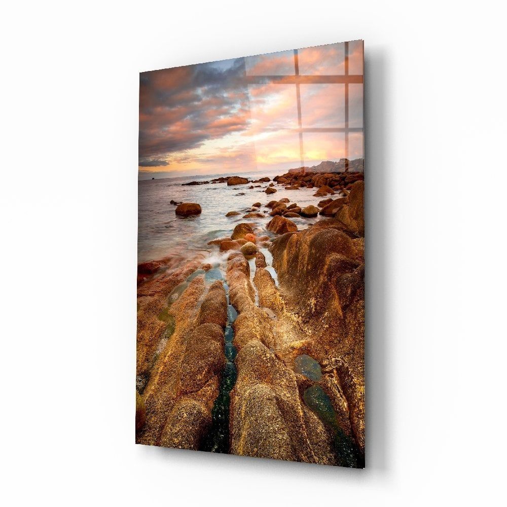 Kayalıklar Cam Tablo