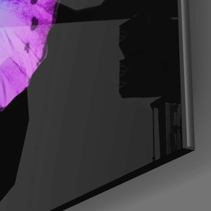 Kelebeğin Zarafeti Cam Tablo