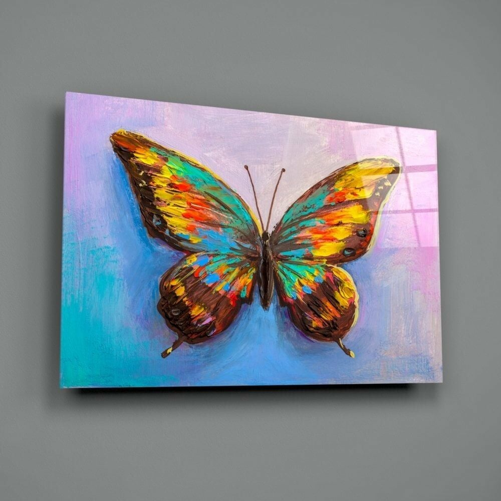 Kelebek Cam Tablo No:7064