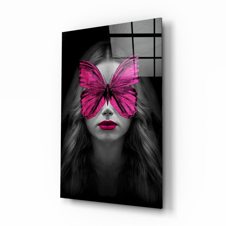 Kelebek Gözler Cam Tablo