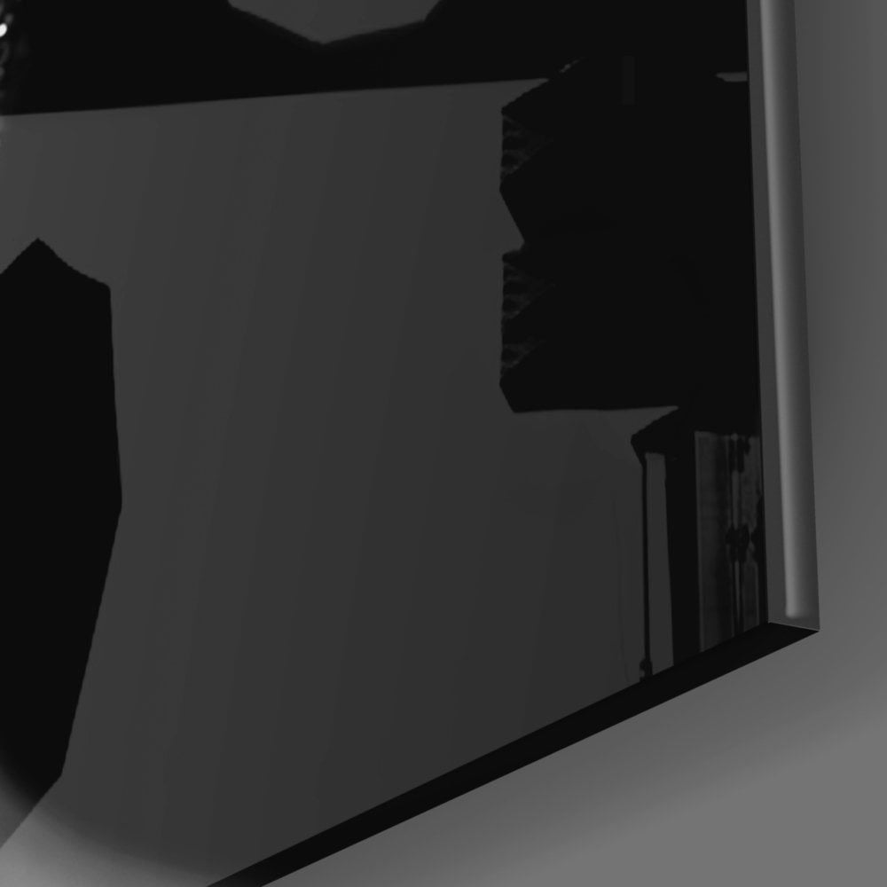 Kelebek Kadın Cam Tablo