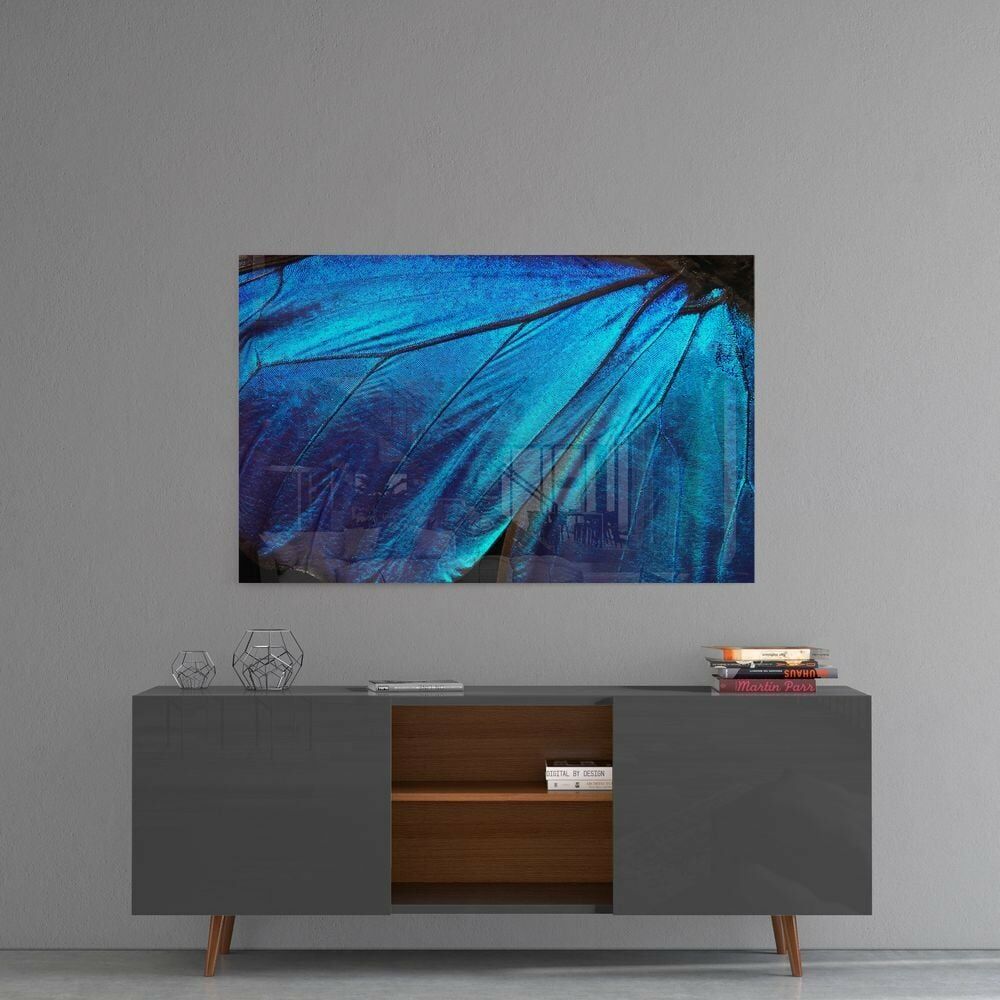 Kelebek Kanadı Cam Tablo