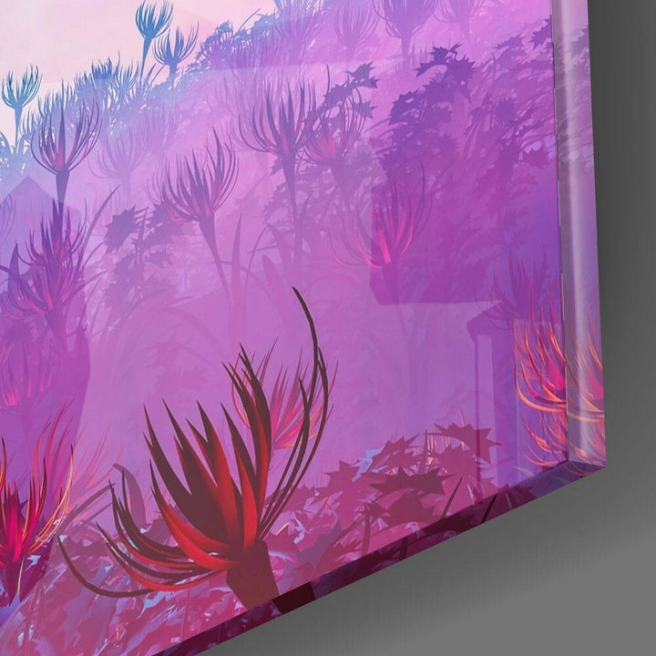 Kelebekler Diyarı Cam Tablo