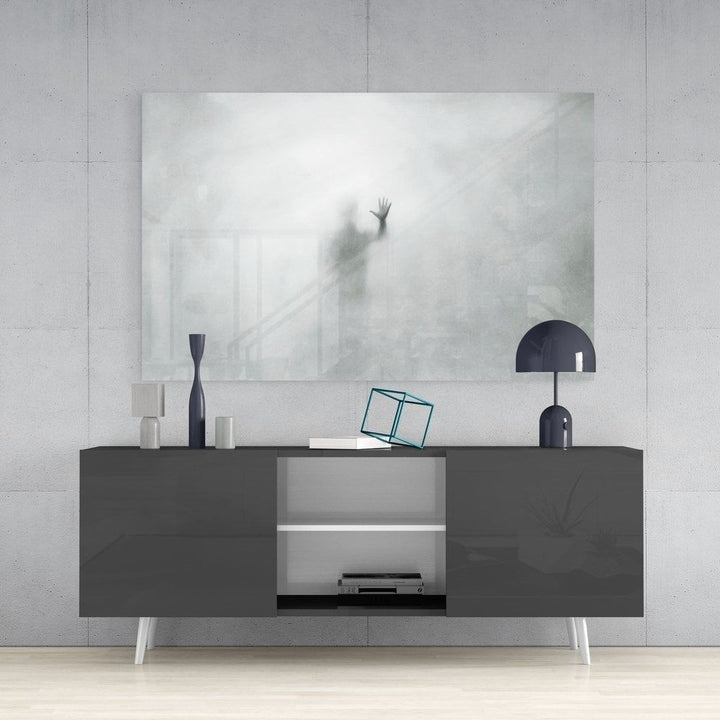 Kimsesizlik Cam Tablo