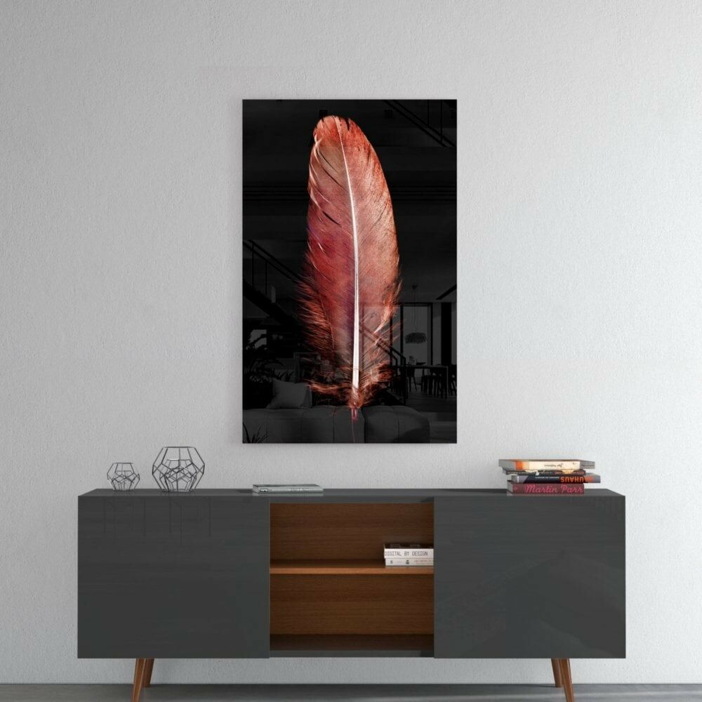 Kiremit Tüy Cam Tablo