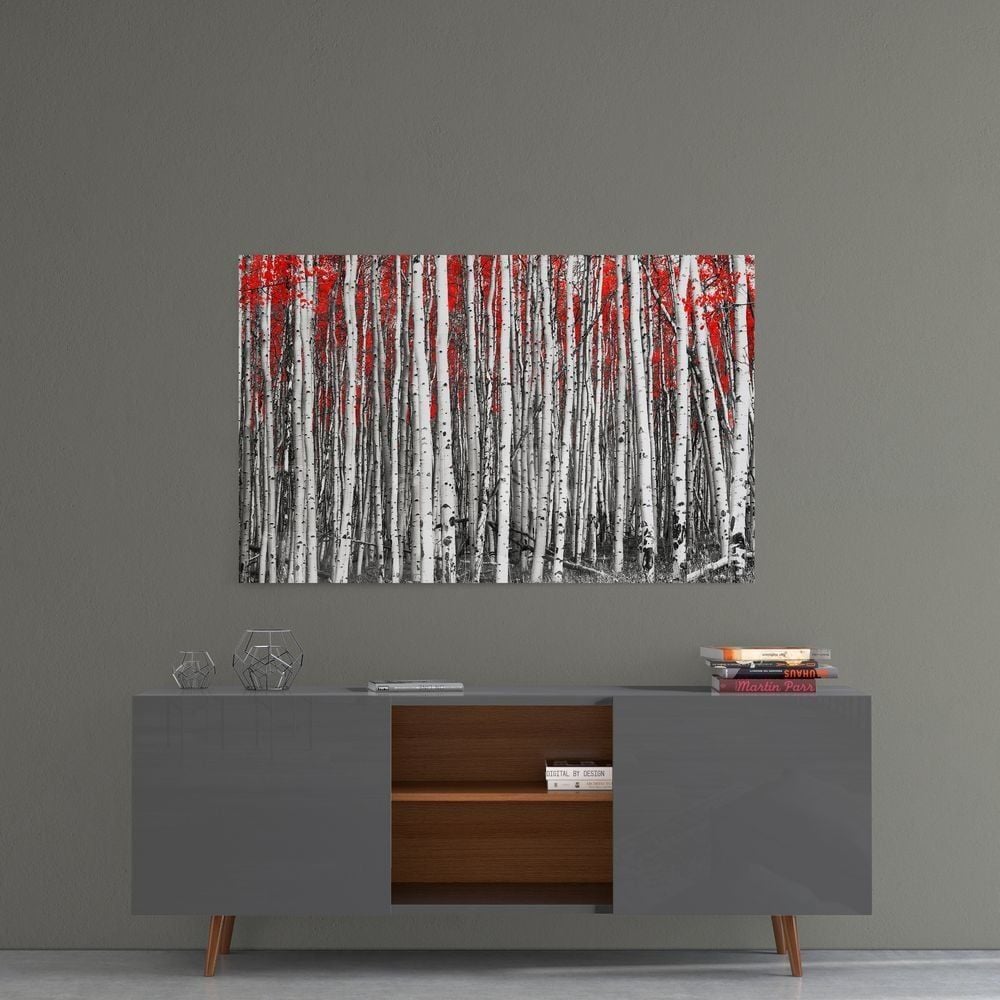Kızıl Orman Cam Tablo