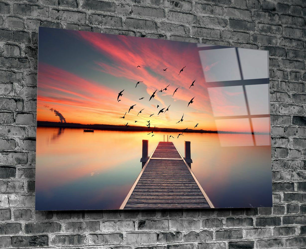 Kızıl Rıhtım Cam Tablo No:1076