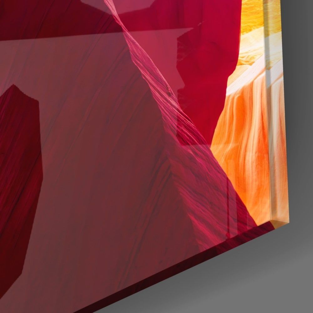 Kızıl Vadi Cam Tablo