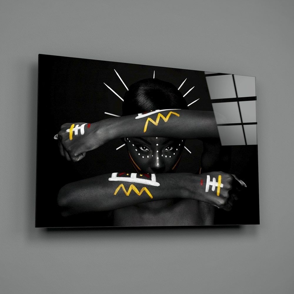 Kızılderili Cam Tablo