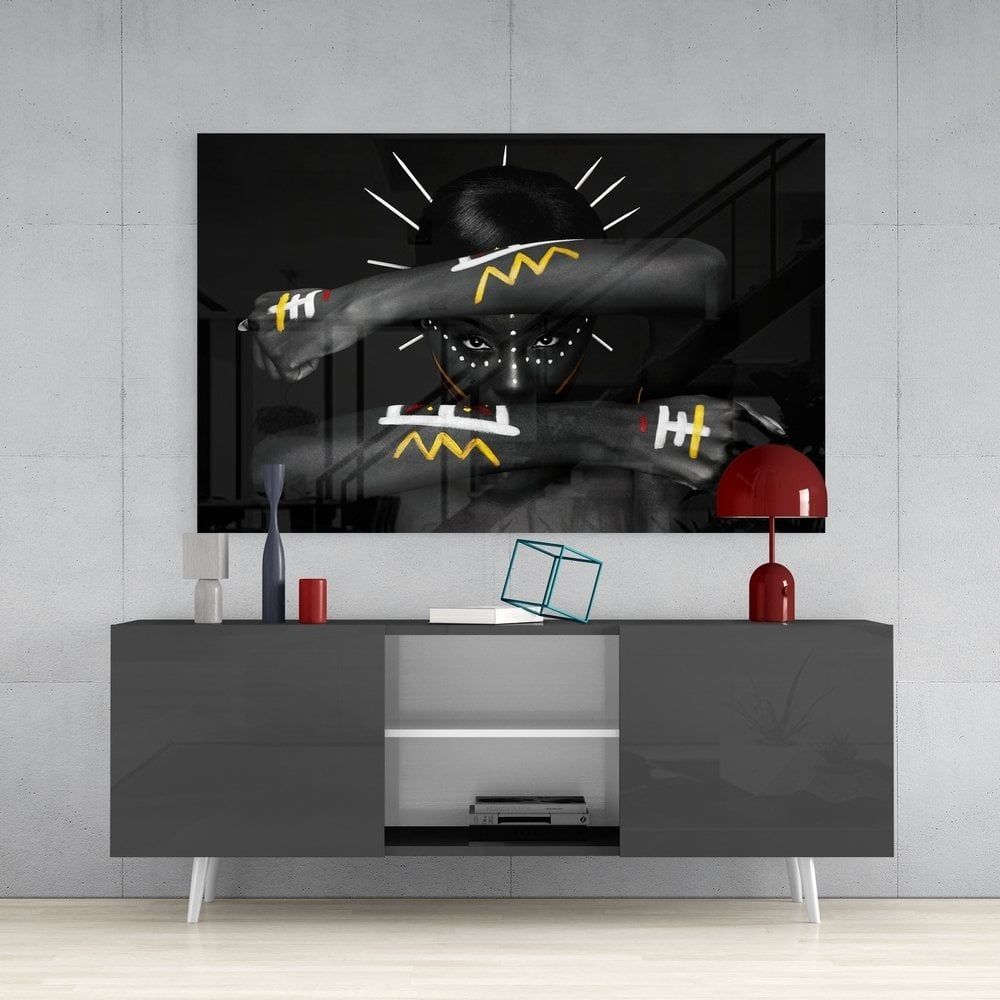 Kızılderili Cam Tablo