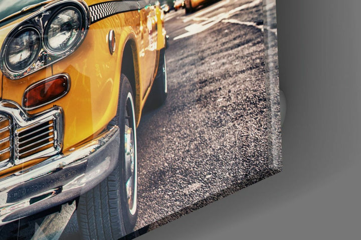 Klasik Taksi Cam Tablo