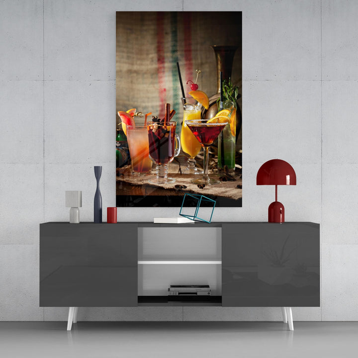 Kokteyller Cam Tablo