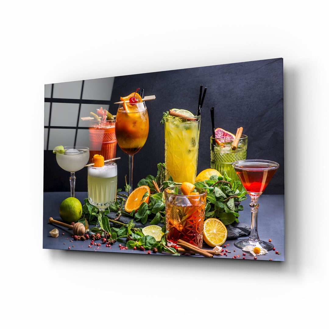 Kokteyller Cam Tablo