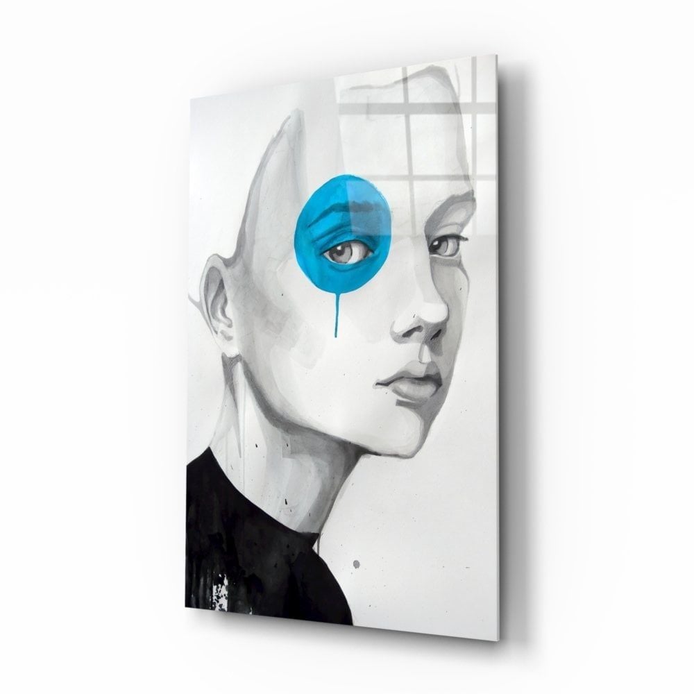 Küçük Çocuk Cam Tablo