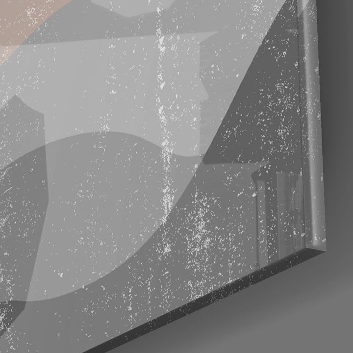 Küçük Yapraklar Cam Tablo