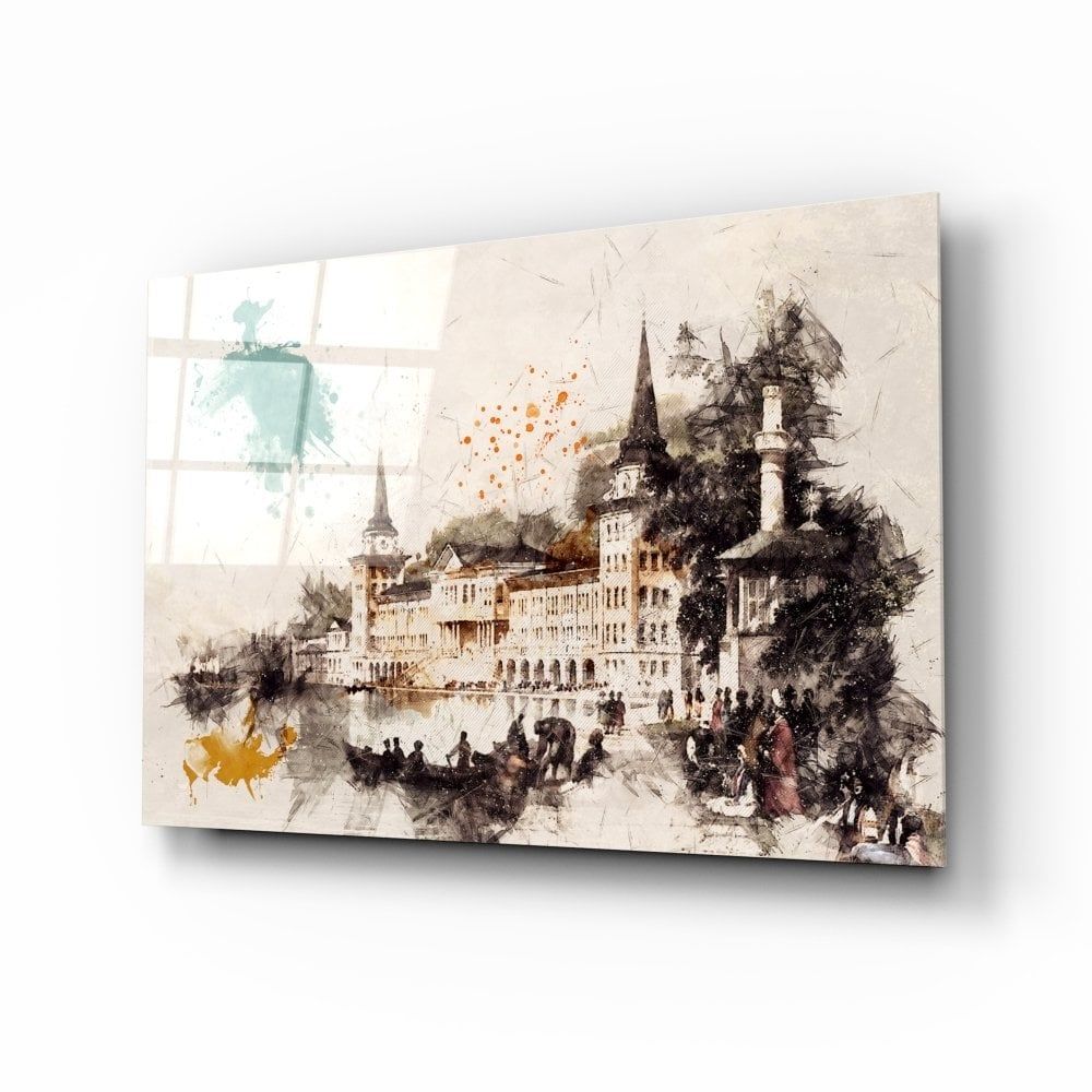 Kuleli İlüstrasyon Cam Tablo