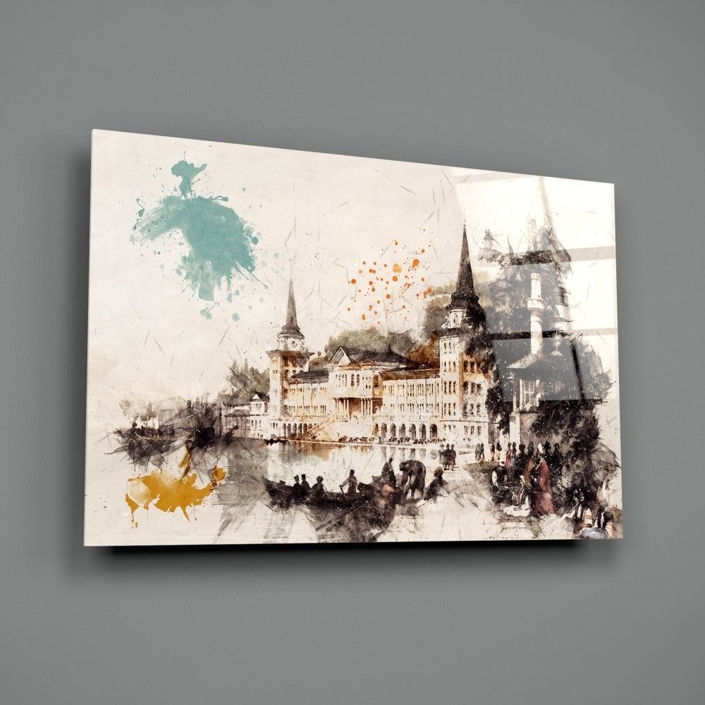 Kuleli İlüstrasyon Cam Tablo