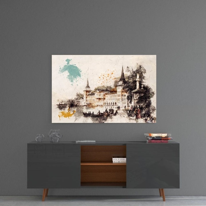 Kuleli İlüstrasyon Cam Tablo