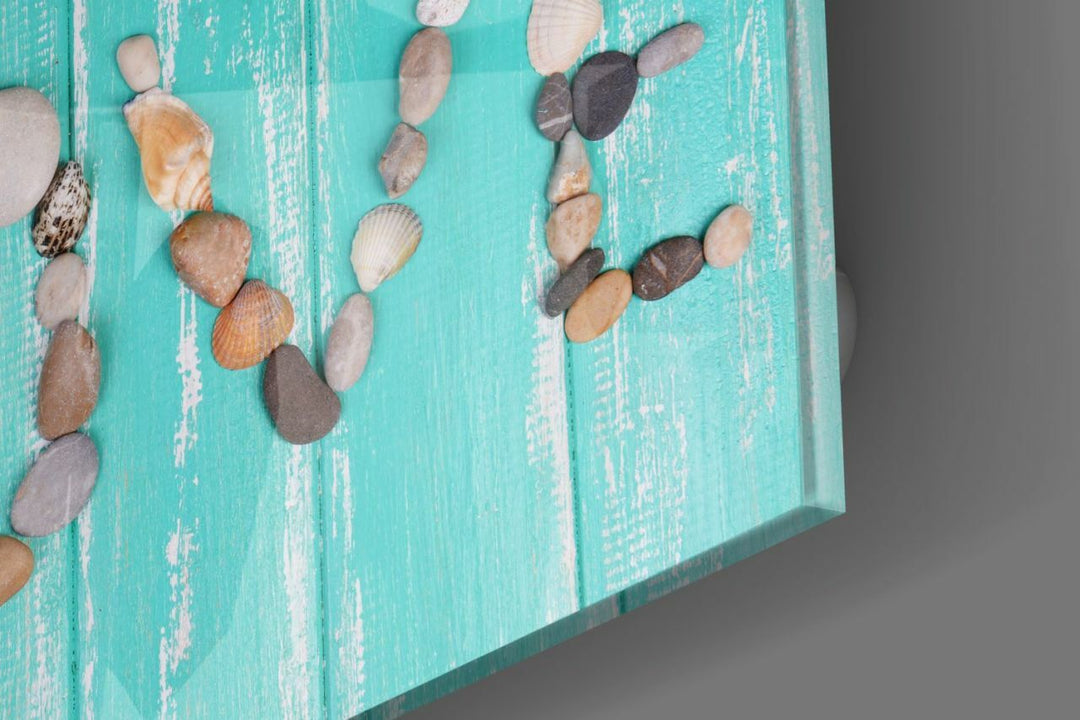 Love (Aşk) Cam Tablo