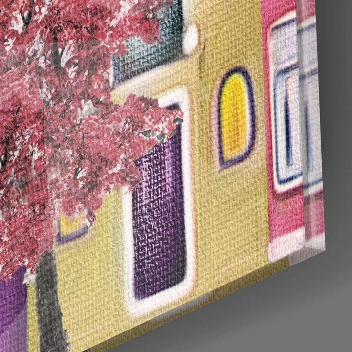 Masal Şehri Cam Tablo