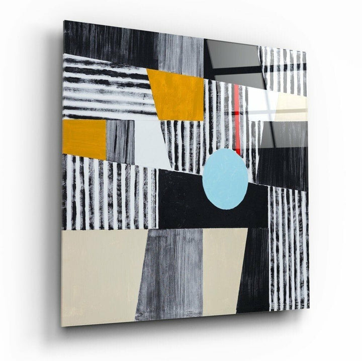 Mavi Nokta Cam Tablo