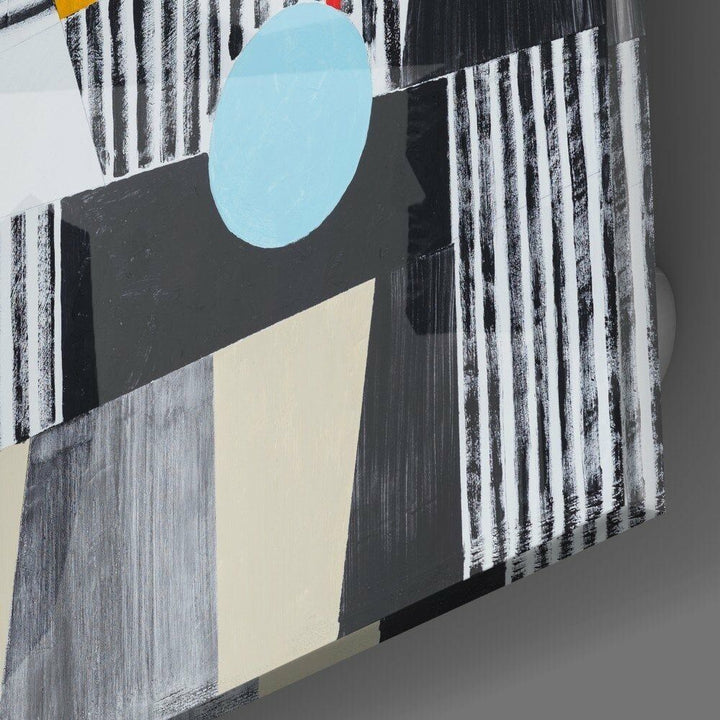 Mavi Nokta Cam Tablo