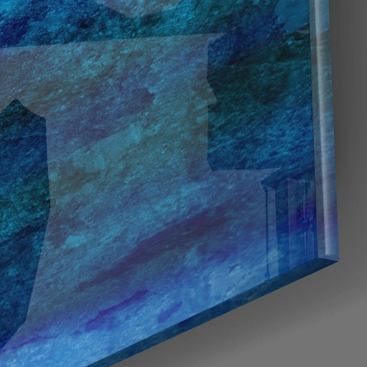 Mavinin Tonu Cam Tablo