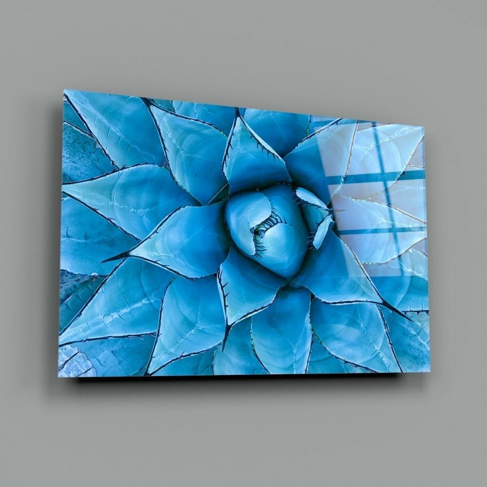 Mikro Çiçek Cam Tablo