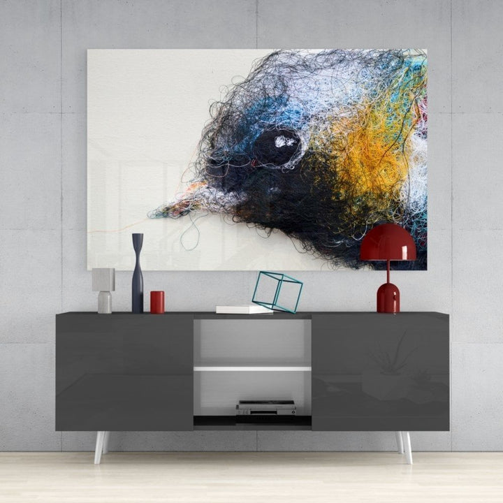 Minik Kuş Cam Tablo