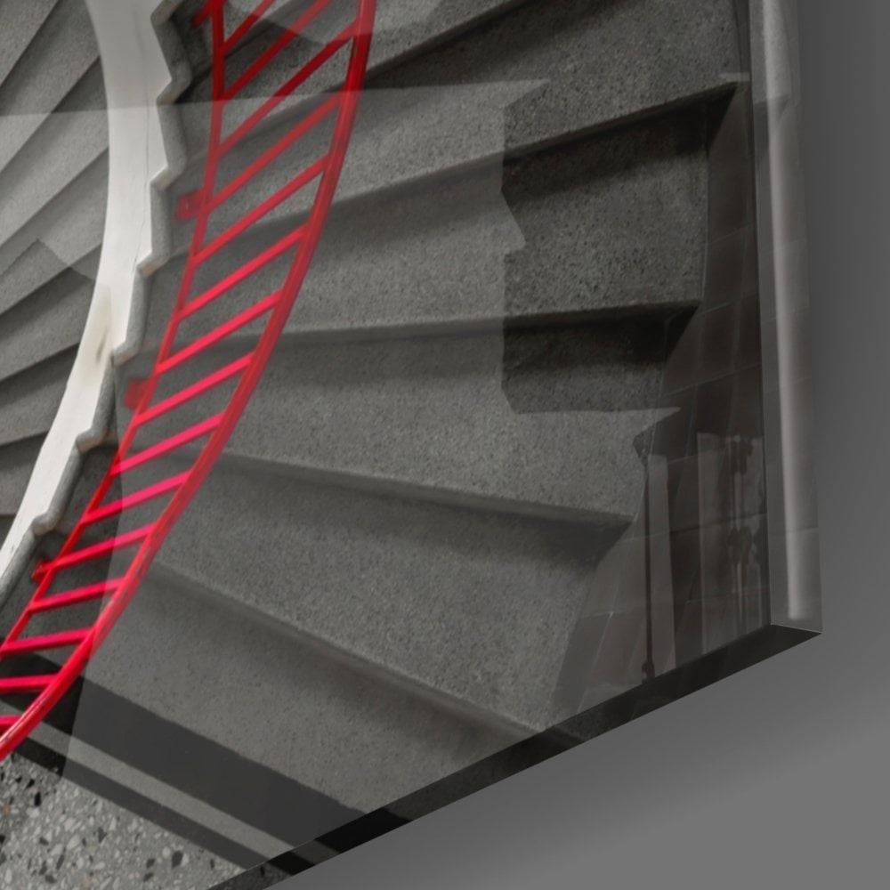 Mozaik Merdiven Cam Tablo