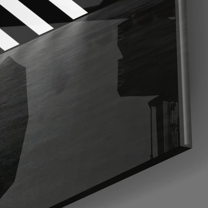 Neon Üçgen Cam Tablo