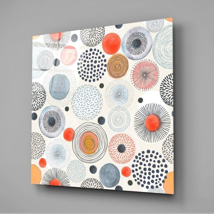 Noktadan Çiçeğe Cam Tablo