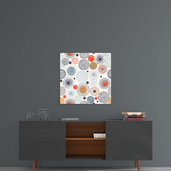 Noktadan Çiçeğe Cam Tablo