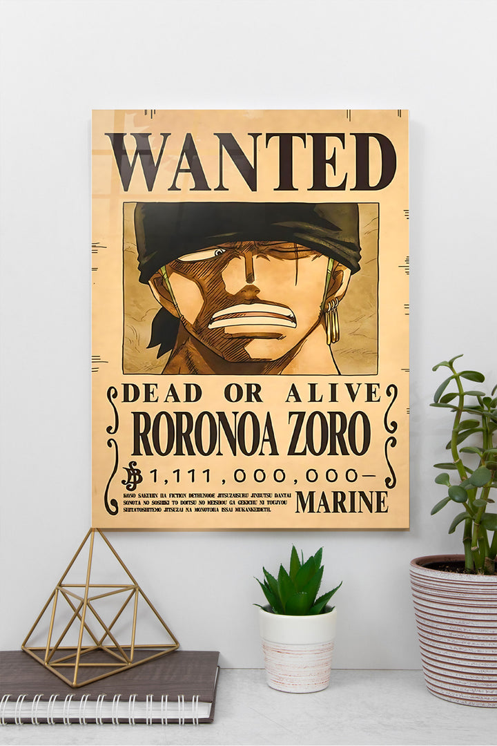 Roronoa Zoro Wanted One Piece