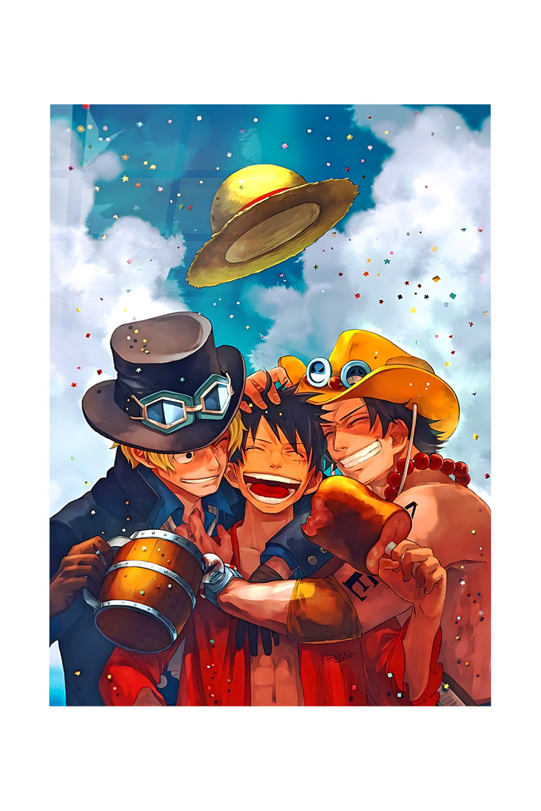 Luffy, Ace and Sabo One Piece