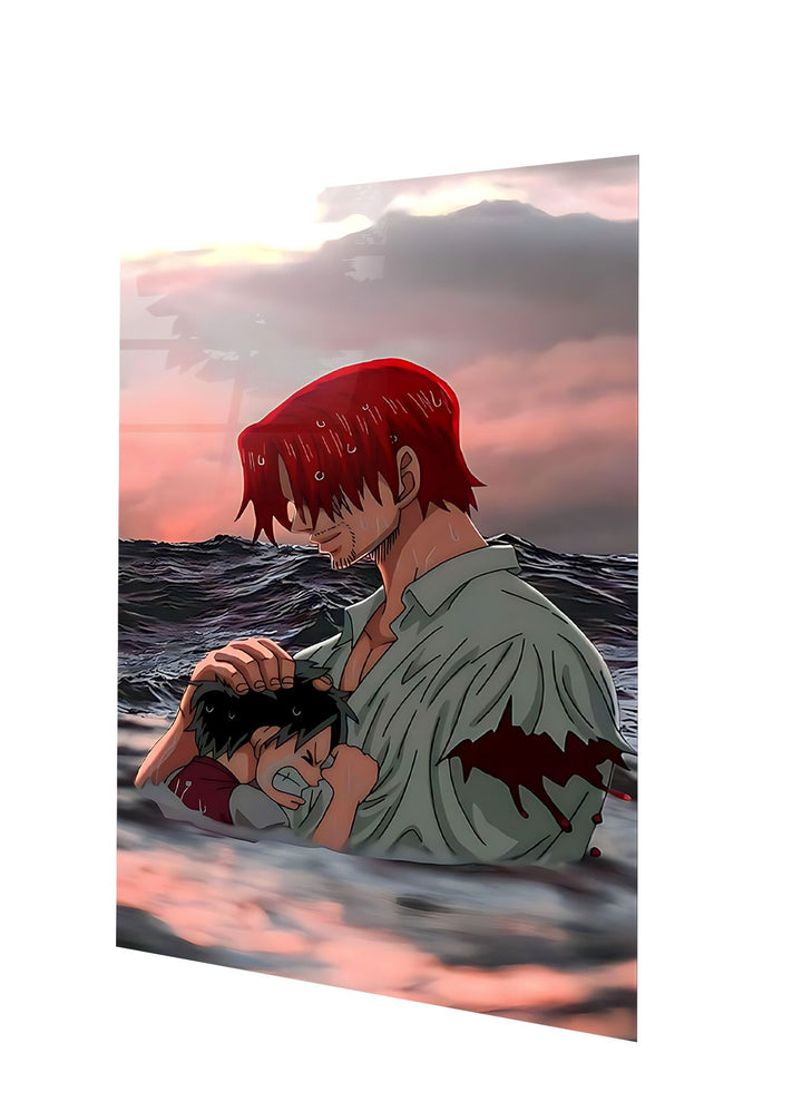 Shanks and Luffy One Piece