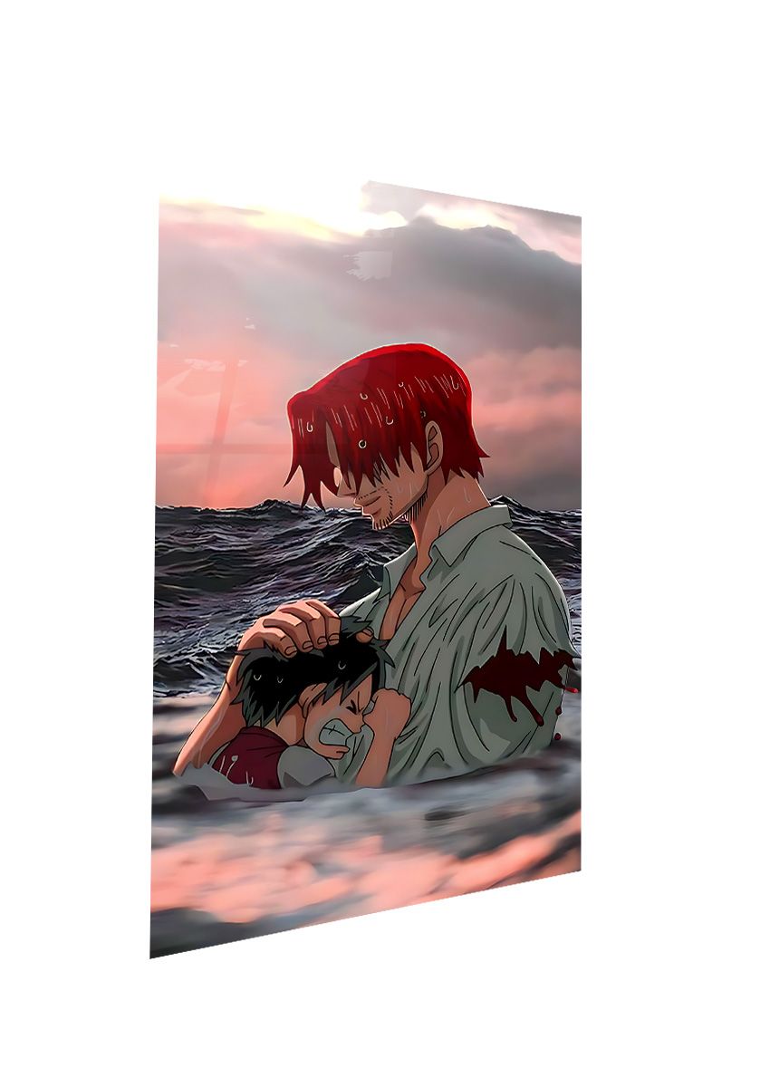 Shanks and Luffy One Piece