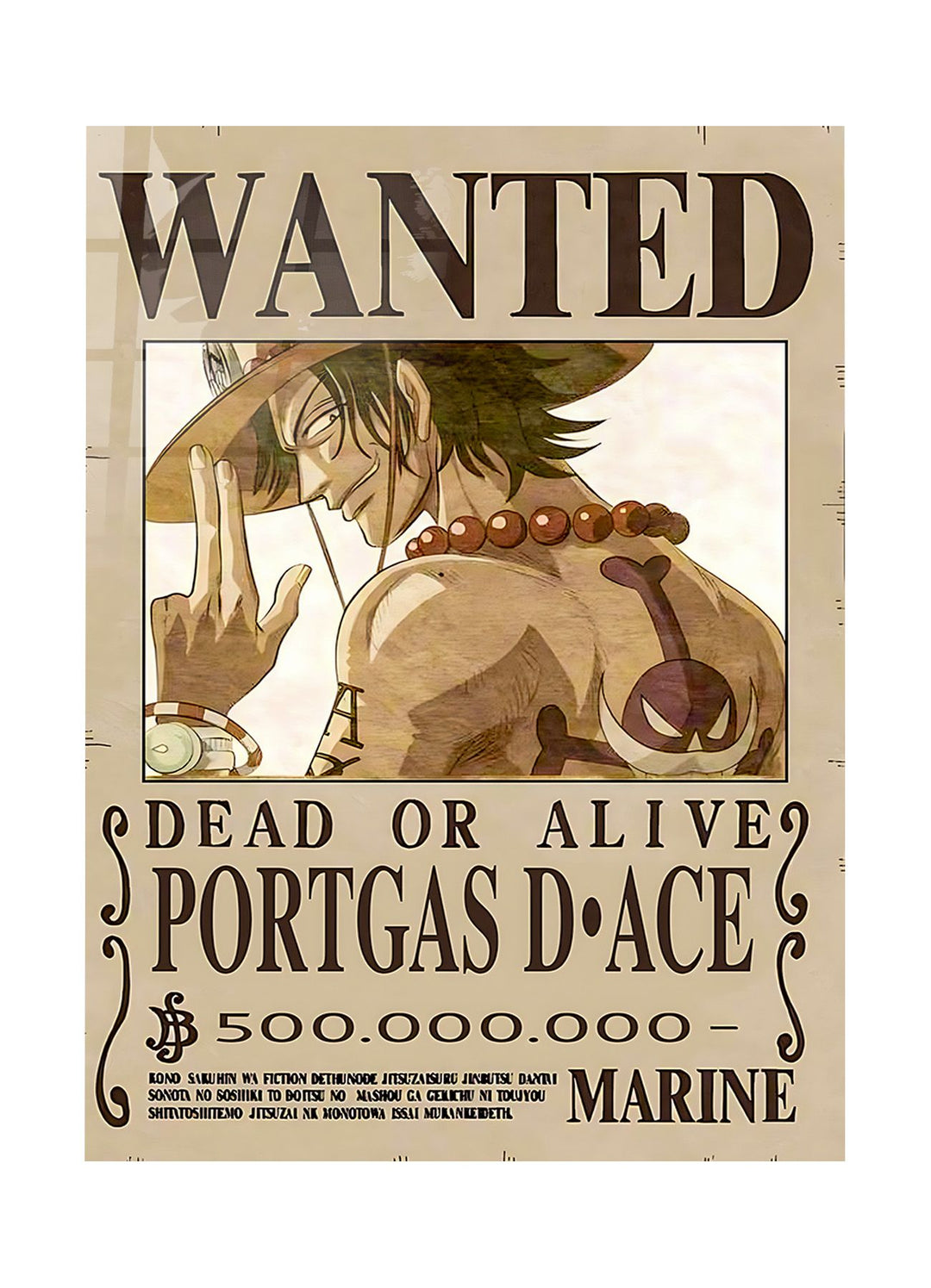 Portgas D. Ace Wanted One Piece