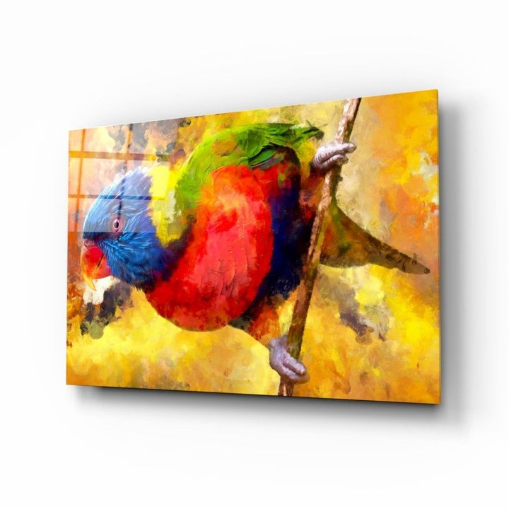 Papağan Cam Tablo