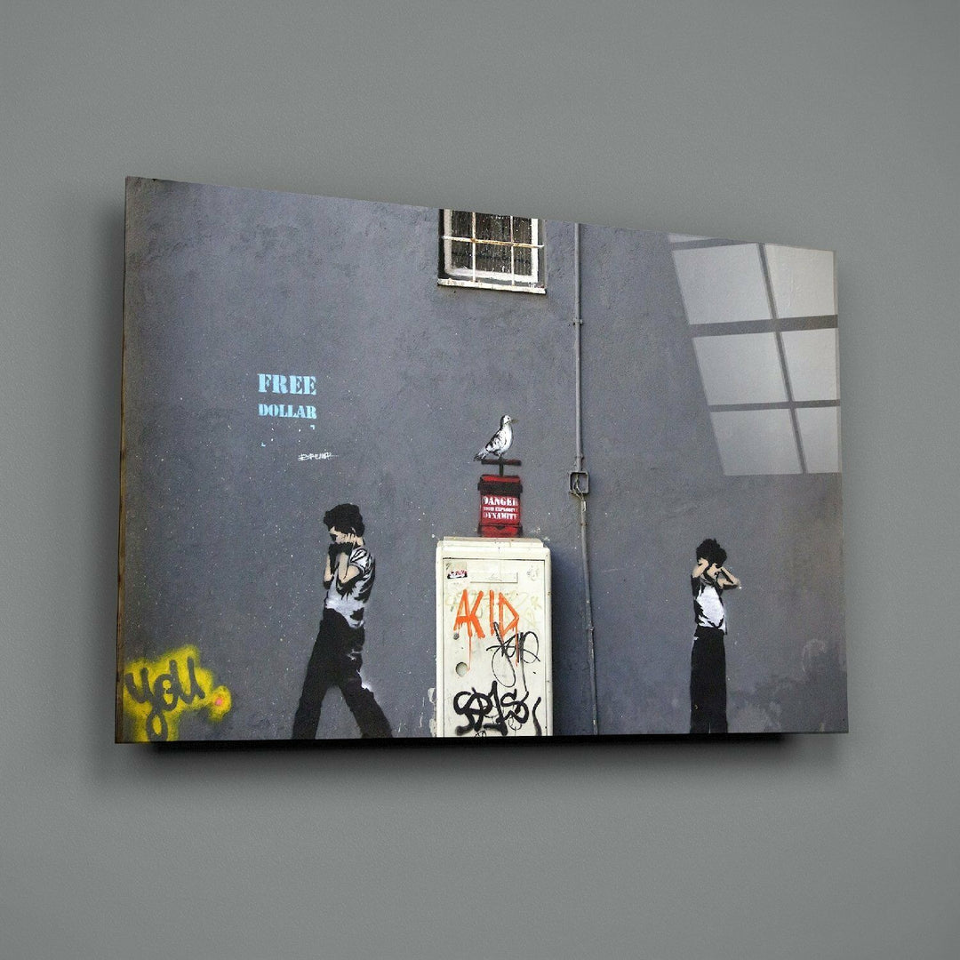 Patlama Bekleyişi Cam Tablo