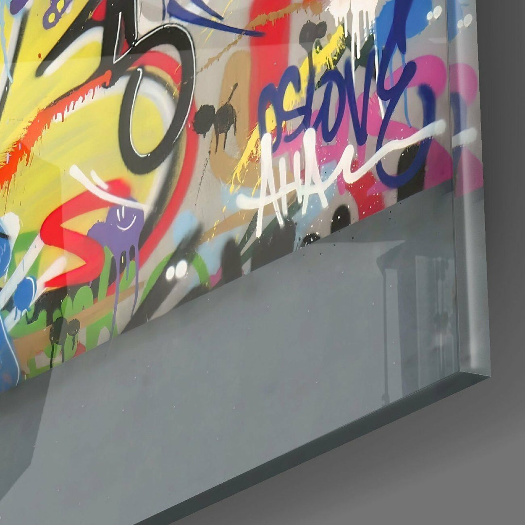 Perdenin Ardı Cam Tablo